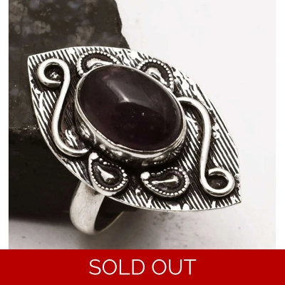 Amethyst Ring Size 9 U.S.